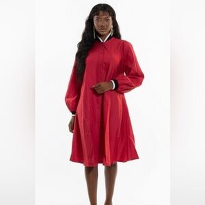 Swing Button Down Dress